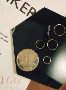 纯银防过敏睡觉不用摘耳骨环