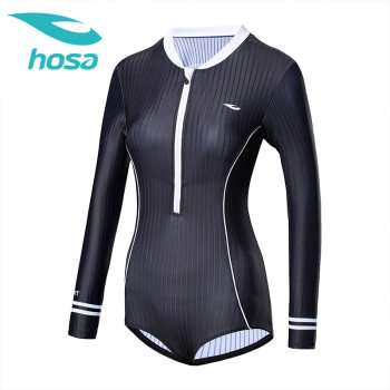 Hosa Hosa swimsuit ແທ້ຈິງຂອງແມ່ຍິງໃຫມ່ແຂນຍາວປ້ອງກັນແສງແດດສາມຫຼ່ຽມຫນຶ່ງສິ້ນຊຸດລອຍນ້ໍາຮ້ອນ 220111606