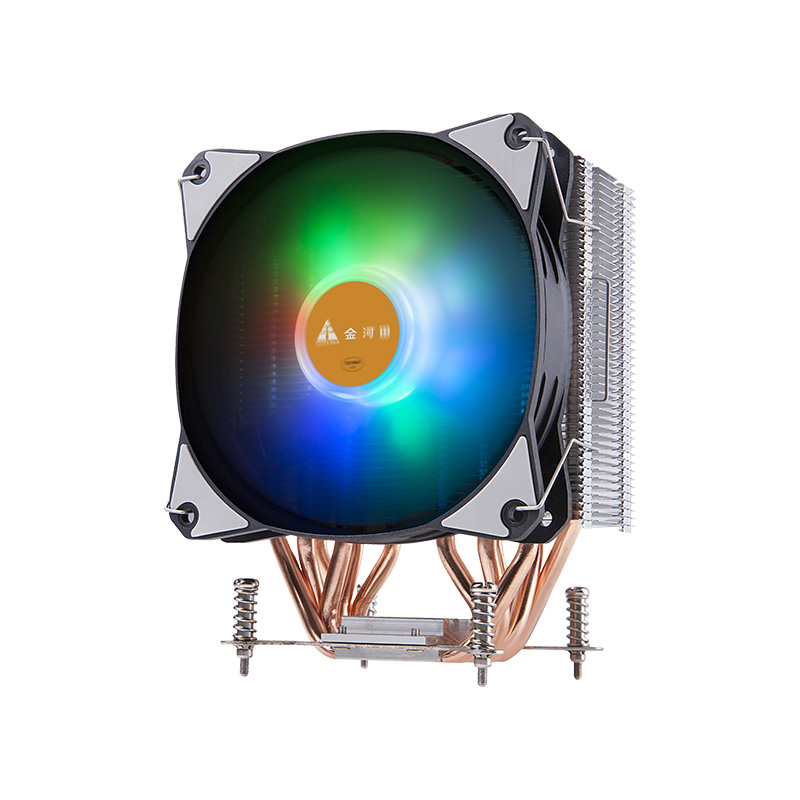 金河田寒冰塔S06加强版电脑主机箱6热管塔式CPU散热器风扇发光 - 图3