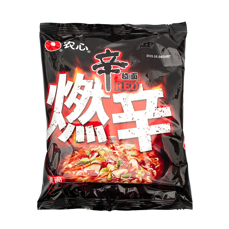 农心火锅燃辛拉面120g整箱40袋火鸡面辣味方便面速食煮面泡面 - 图2