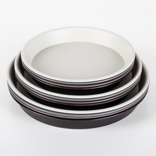 Thickened resin round flower pot tray
