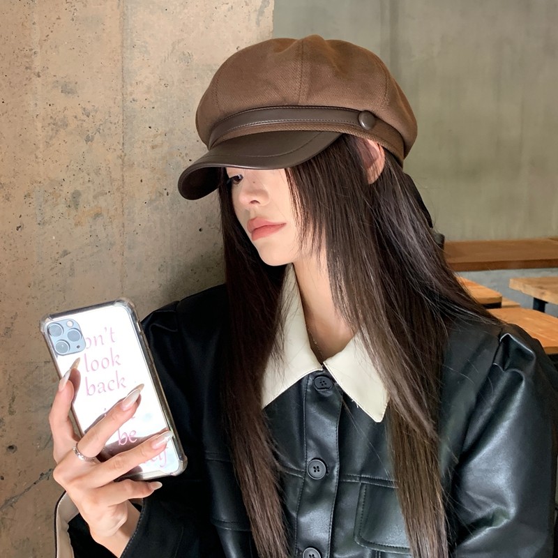 秋冬美拉德穿搭帽子女复古画家贝雷帽显脸小云朵八角帽潮百搭鸭舌,淘宝优惠券,粉丝福利购,淘宝优惠卷