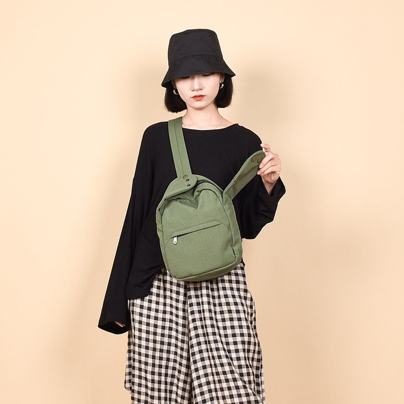 【时尚魔头胸包】春夏新品纯色潮流斜挎小托特包 百搭ins腰包女潮,淘宝优惠券,粉丝福利购,淘宝优惠卷