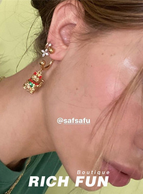 巴黎小众safsafu制造玩趣招财猫