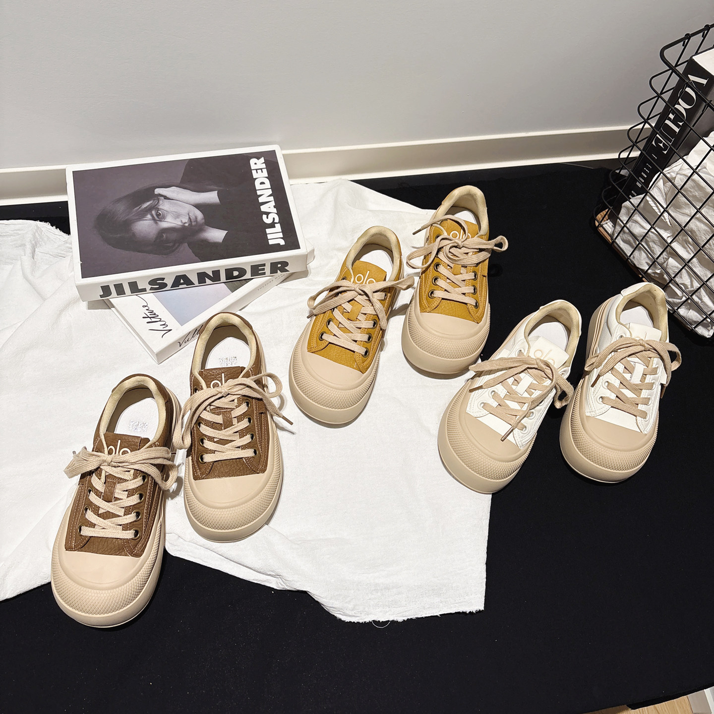 4CM增高~MONA娃娃头厚底休闲板鞋春新款配堆堆袜运动鞋学生女鞋子,淘宝优惠券,粉丝福利购,淘宝优惠卷