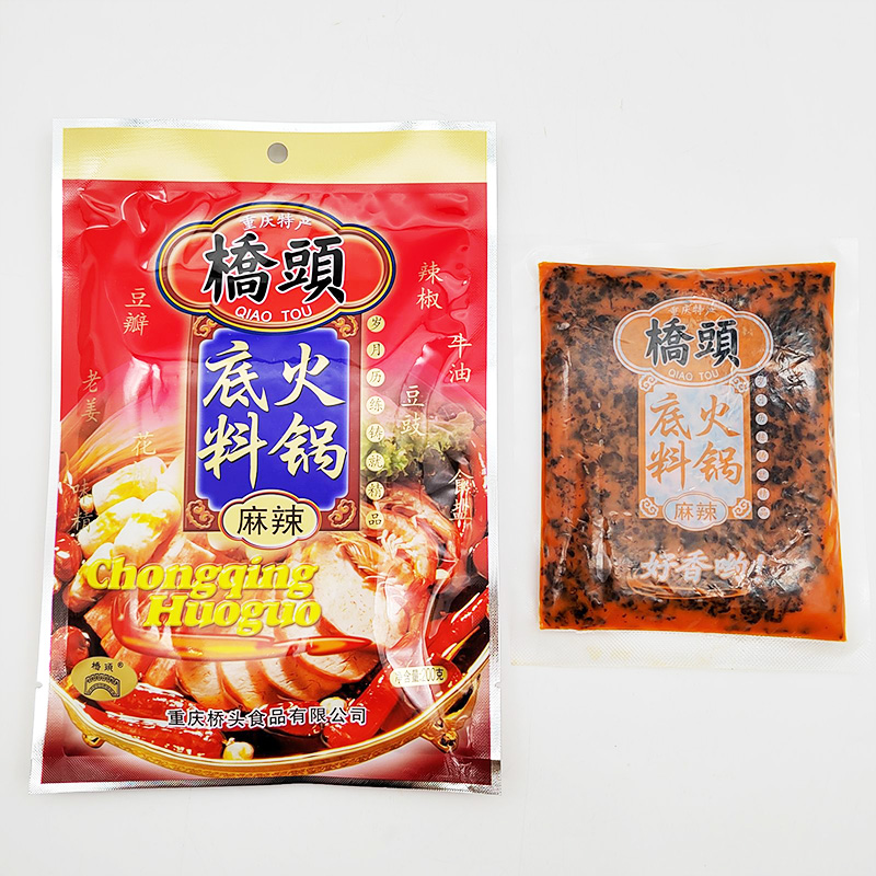 桥头重庆火锅底料200g家用牛油火锅调料麻辣串串香冒菜料麻辣烫-图2