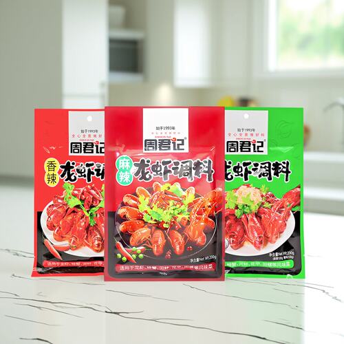 重庆周君记麻辣小龙虾调料200g袋装餐饮麻辣香辣蒜香龙虾料 - 图2