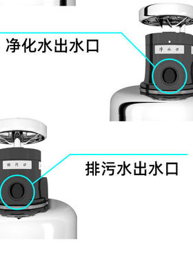 1000L新品中央超滤活性炭罐子石英沙粤卫水字净水机家用净水器
