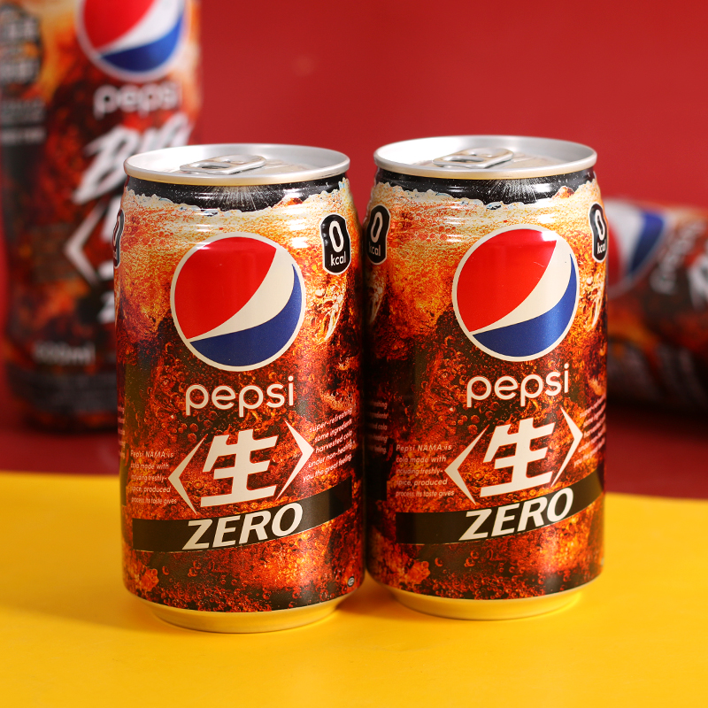 日本进口pepsi百事柠檬生可乐BIG零度可乐无糖碳酸汽水饮料易拉罐 - 图2