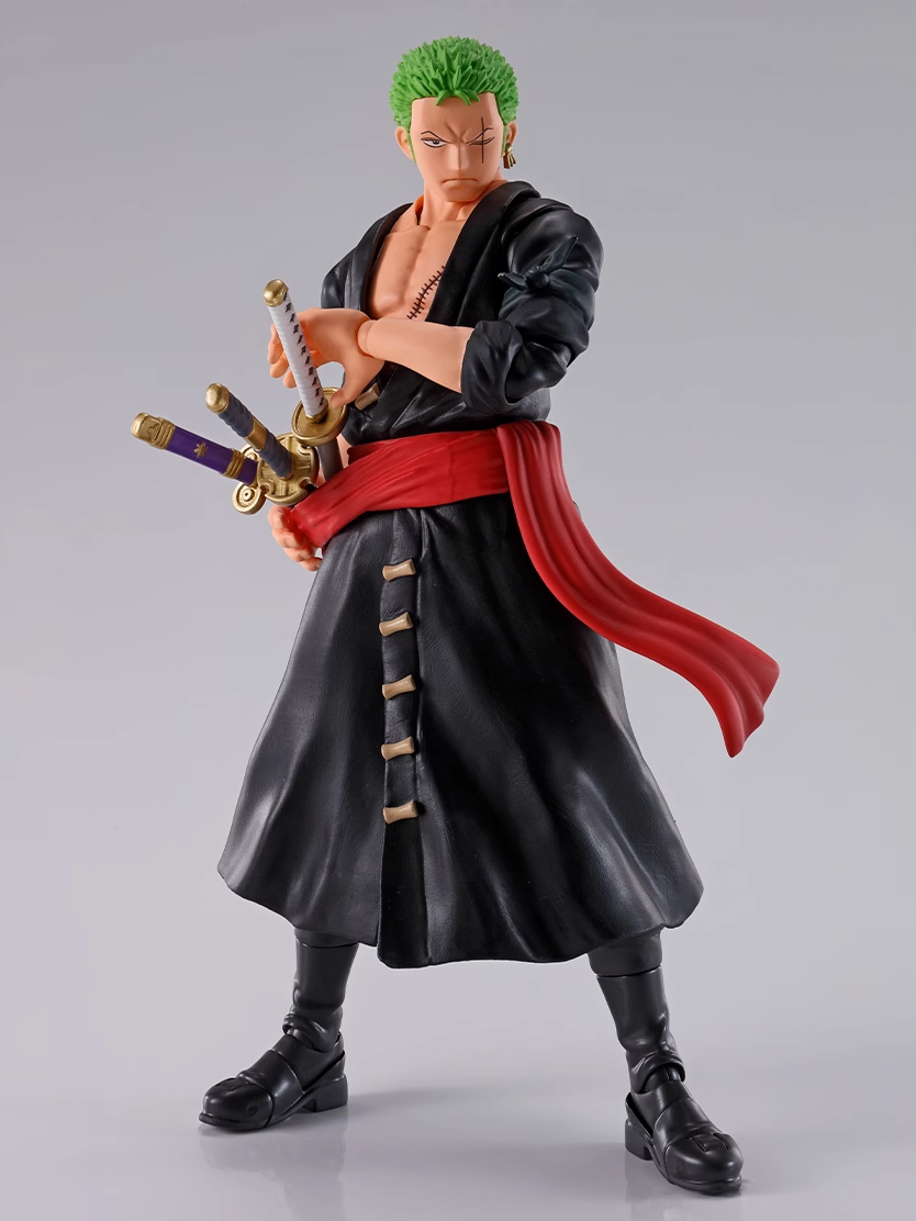 [月枭]万代 SHF 海贼王 航海王 索隆 佐罗 讨打鬼岛 山治可动手办