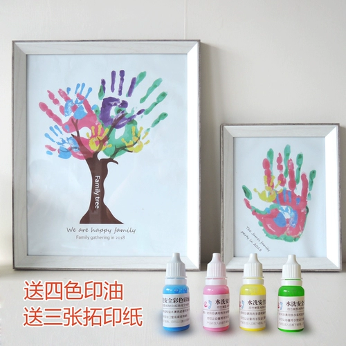 Памятный отпечаток рук для влюбленных, подарок на день рождения