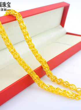 镀黄金学生结婚首饰品礼物锁骨链