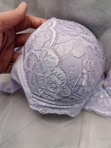 M34BL36BLL38B3XL40B文胸无钢圈聚拢蕾丝无插垫81 - 图2