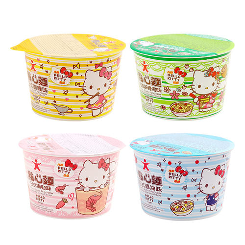 hellokitty公仔面儿童杯面Doll公仔点心面迷你杯即食早餐宵夜小吃 - 图3