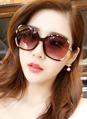 厂家直销山茶花眼镜韩范儿花镂空点漆玫瑰花墨镜新款太阳镜女发
