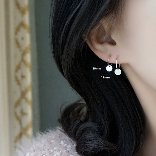 Серьги, 15 года, цвет, серебро 925 пробы, в корейском стиле