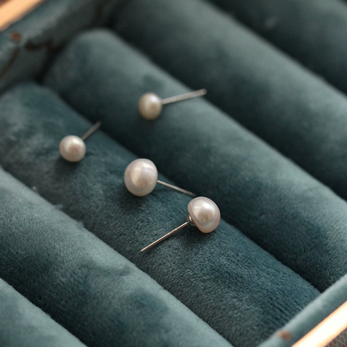 Натуральные серьги из жемчуга, серебро 925 пробы, легкий роскошный стиль, премиум класс