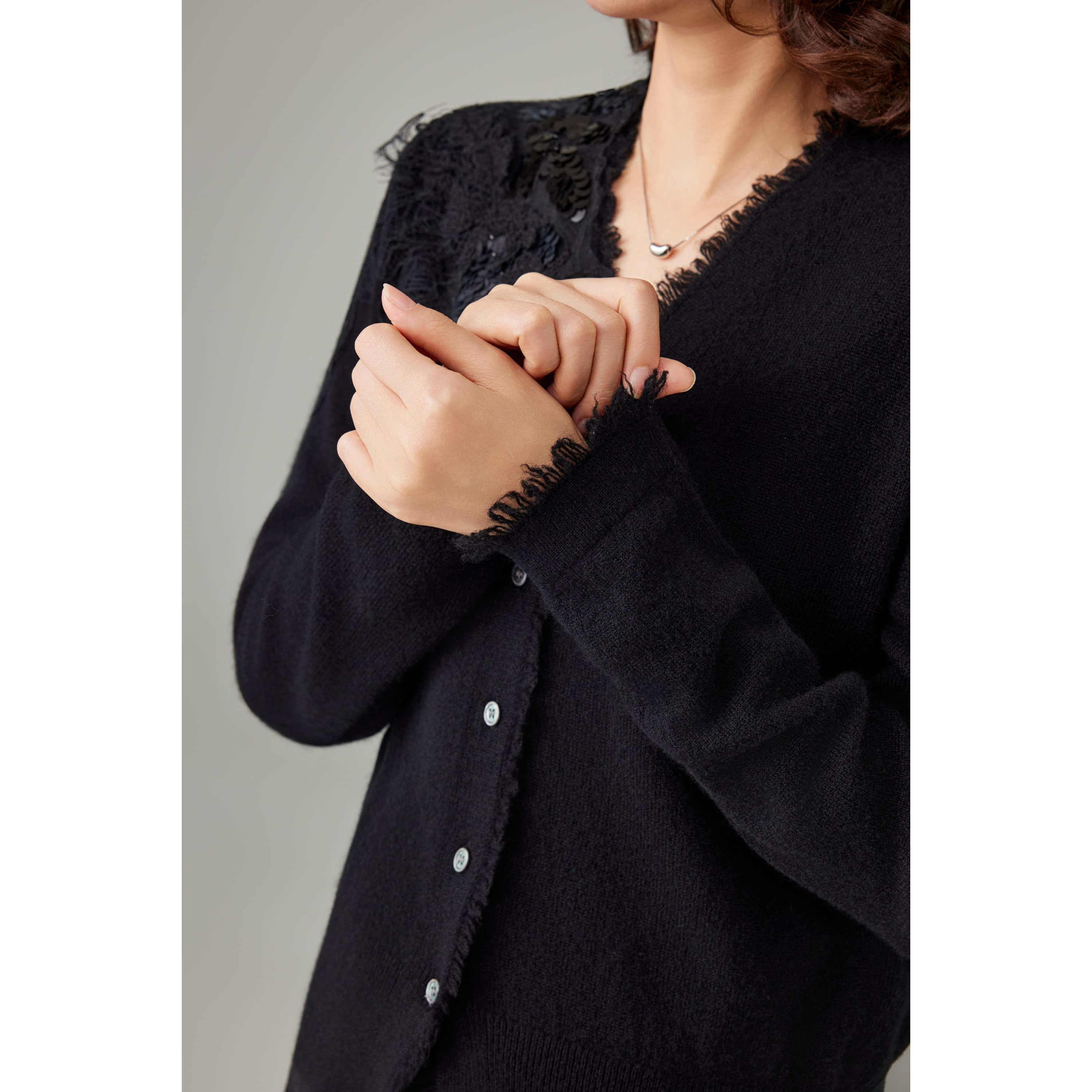 【100%纯山羊绒】气质时尚长袖针织女士V领宽松显瘦百搭休闲,淘宝优惠券,粉丝福利购,淘宝优惠卷