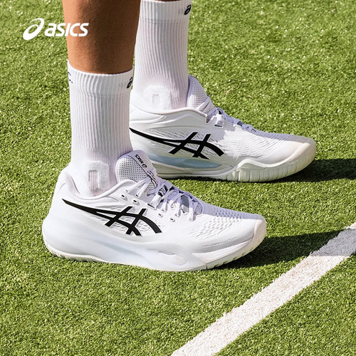 Asics亚瑟士网球鞋温网RESOLUTION X R10男子比赛专业缓震运动鞋 - 图0