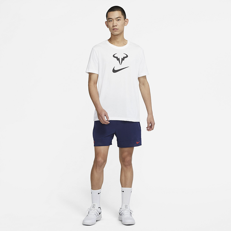 Nike/耐克纳达尔短袖男温网RAFA球迷款网球运动T恤DD8572-100 - 图0