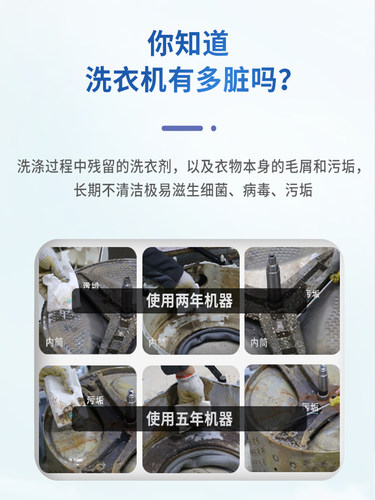 西门子洗衣机槽内筒滚筒专用清洁剂清洗剂博士除垢剂世美诺免浸泡 - 图1