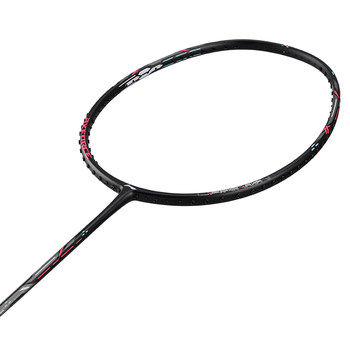 Li Ning badminton racket Thunder ຊຸດ 2024 ຜະລິດຕະພັນໃຫມ່ cannon ເຫຼັກກ້າຂະຫນາດນ້ອຍ 80 ປອນສູງ 50 ການສັກຢາເຕັມຄາບອນດຶງ 32 ປອນ