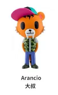 TOKIDOKI Тай Тао Цидуки Тигр Семья Блинд Бокс Серия Тигр Рука Менеджер Лимитированное Издание