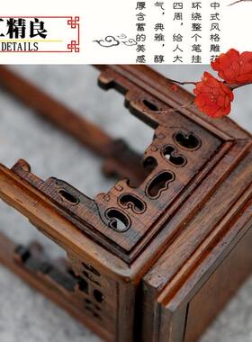 工艺品花架家具微缩东阳老红木