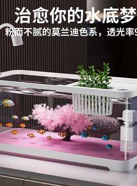 防晒袖套+桌面樱花鱼缸造景客厅