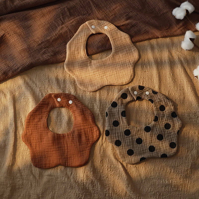 婴儿围嘴六层纯棉纱布透气口水巾新生儿宝宝a类围兜男女花瓣围嘴,淘宝优惠券,粉丝福利购,淘宝优惠卷