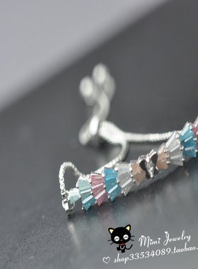 vintage时尚摩登ins水晶手链样品