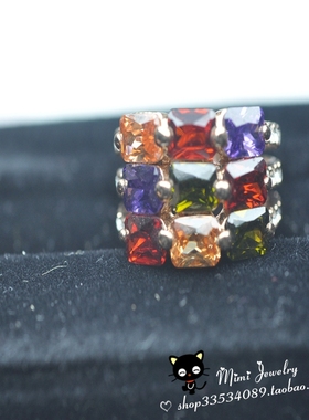 镀金奥地利水晶摩登ins宽版戒指