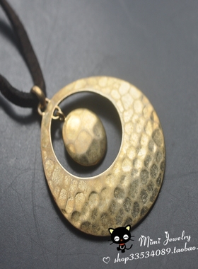 美国原单打标复古做旧网红皮绳