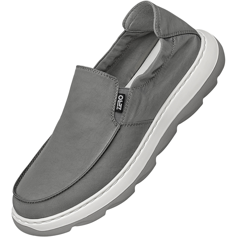ZRO零度男鞋官方正品休闲鞋2025秋冬新软底轻便懒人一脚蹬乐福鞋 - 图0