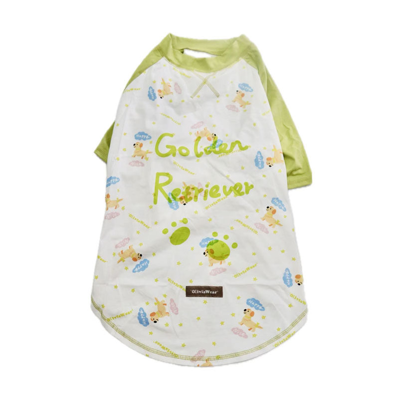 原创满印金毛 新品夏季超薄纯棉透气防尘柔软宠物T恤大狗金毛衣服,淘宝优惠券,粉丝福利购,淘宝优惠卷