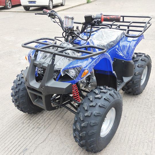 艾威酷ATV雪地沙滩车125cc小公牛轴传动四轮带拖斗越野摩托工具车