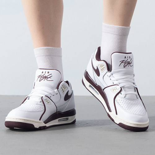 正品耐克男鞋NIKE AIR FLIGHT '89 经典气垫减震运动休闲鞋FQ8256 - 图0