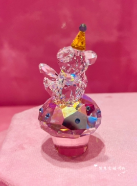 代购SWAROVSKI施华洛世奇 Kris小熊甜蜜庆典5720457水晶摆件