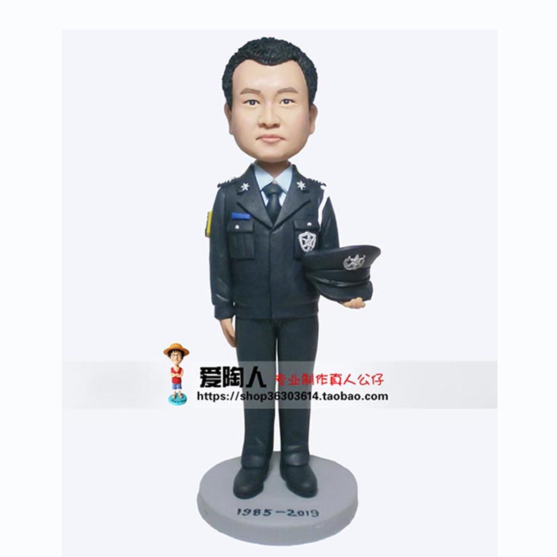 警察礼物定真人公仔软陶偶蜡像男朋友生日特刑警交警订做泥人娃娃,淘宝优惠券,粉丝福利购,淘宝优惠卷