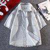 Non-pilling, non-fading, cool men's short-sleeved shirt