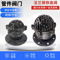 Cast iron water pump bottom valve H42X-6 flange bottom valve check valve check valve suction valve DN6580DN100DN150