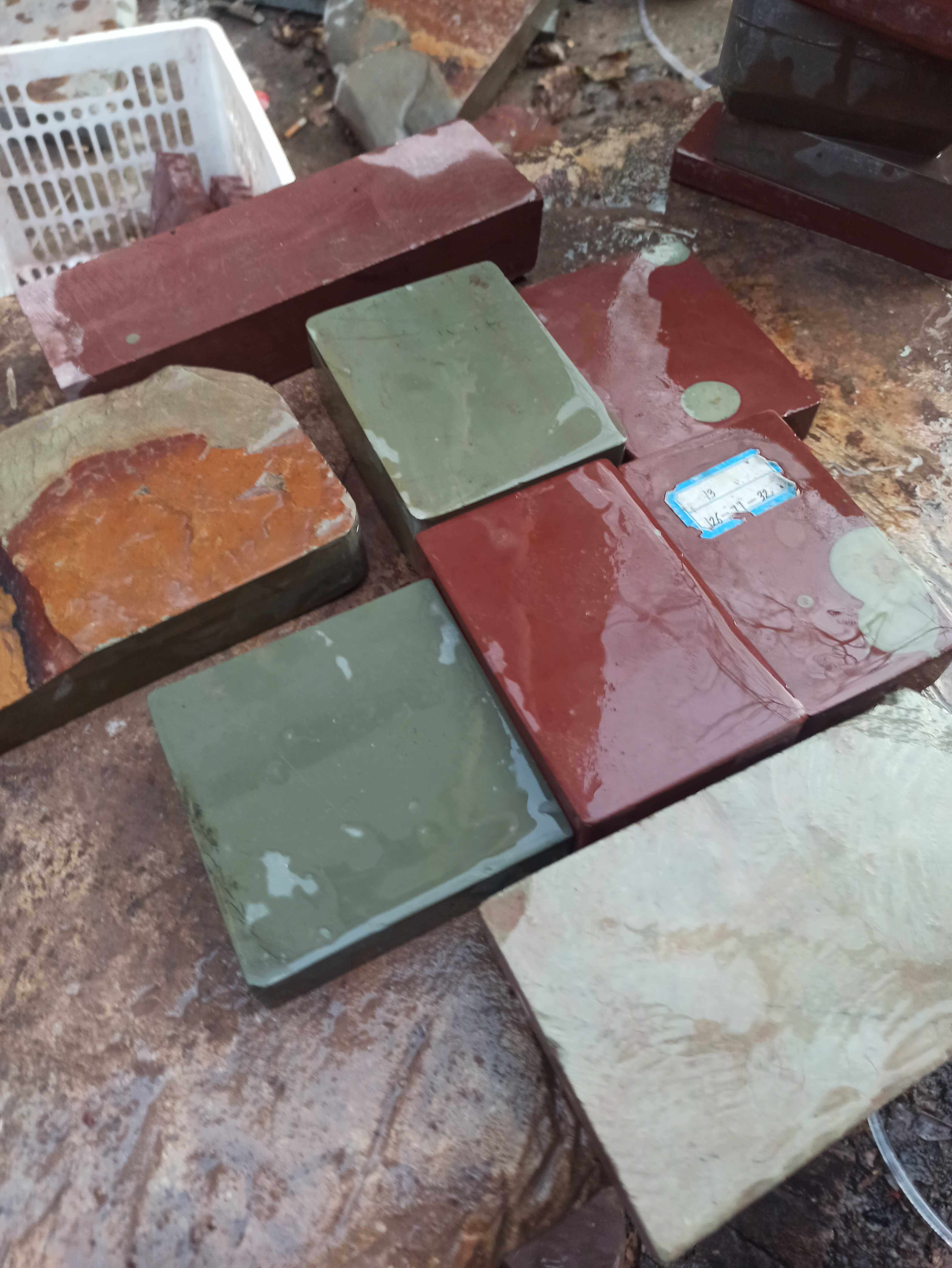 黄石砚虢州石砚各类品种砚板原石免费体验样品砚台原石文房四宝砚