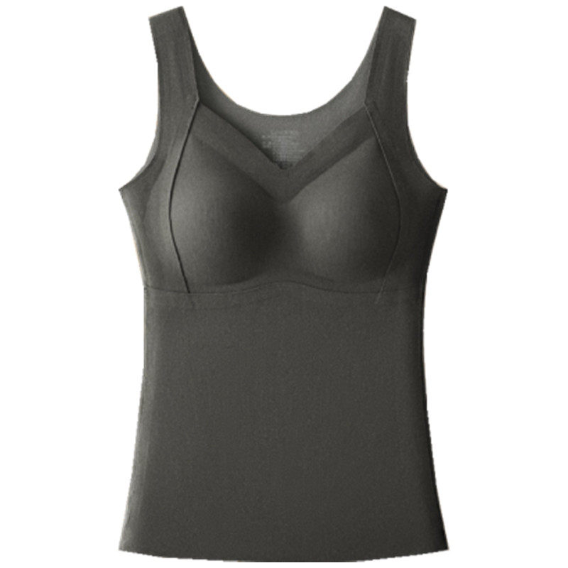 修身美体发热秋冬季都市保暖丽人内衣免穿文胸高弹性无缝打底背心,淘宝优惠券,粉丝福利购,淘宝优惠卷