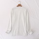 Lollipop embroidered sweatshirt cotton blend casual and versatile