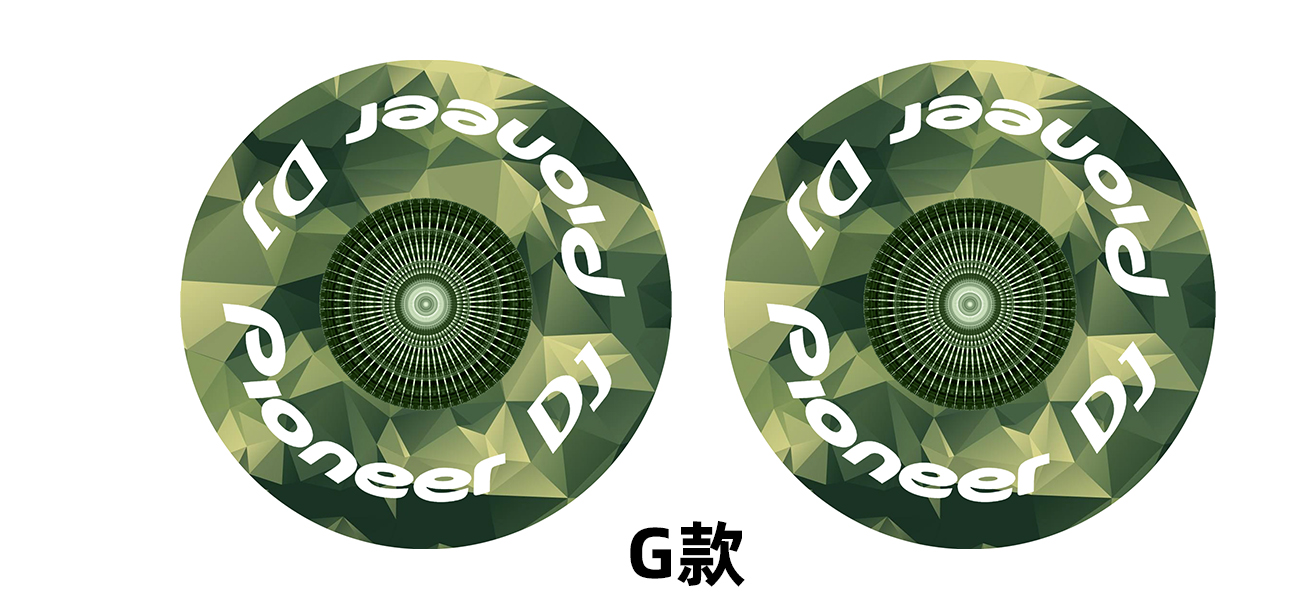 先锋ddj-400数码控制器转盘贴膜,pioneer炫彩膜可个性定制-图1