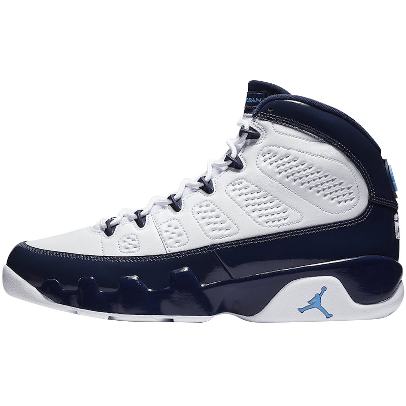 北卡大学 Air Jordan 9 AJ9午夜蓝白蓝全明星篮球鞋302370-145-图3