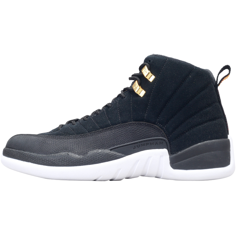 北卡大学 Air Jordan 12 AJ12 黑白出租车 反转 金扣 130690-017