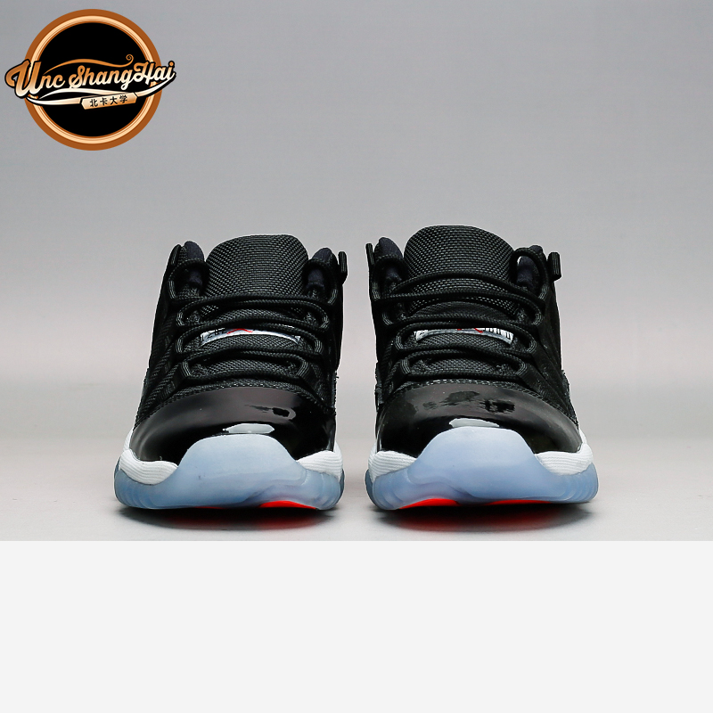 北卡大学Air Jordan 11 Low AJ11 红外线 男子篮球鞋528895-023 - 图1