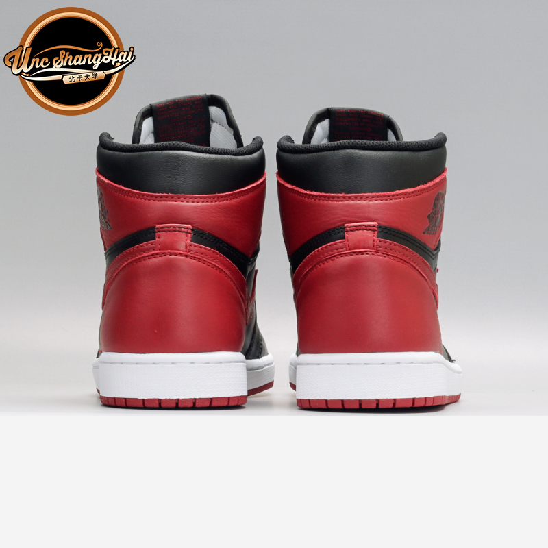 北卡大学 Air Jordan 1 Retro Banned AJ1禁穿黑红 555088-001-图2