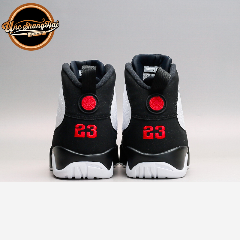 北卡大学 Air Jordan 9 Black-Red AJ9黑白红大灌篮 302370-112-图2